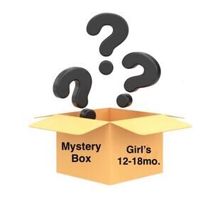 Baby Girl's size 12-18 month and 12 month mystery box 5lb clothes bundle